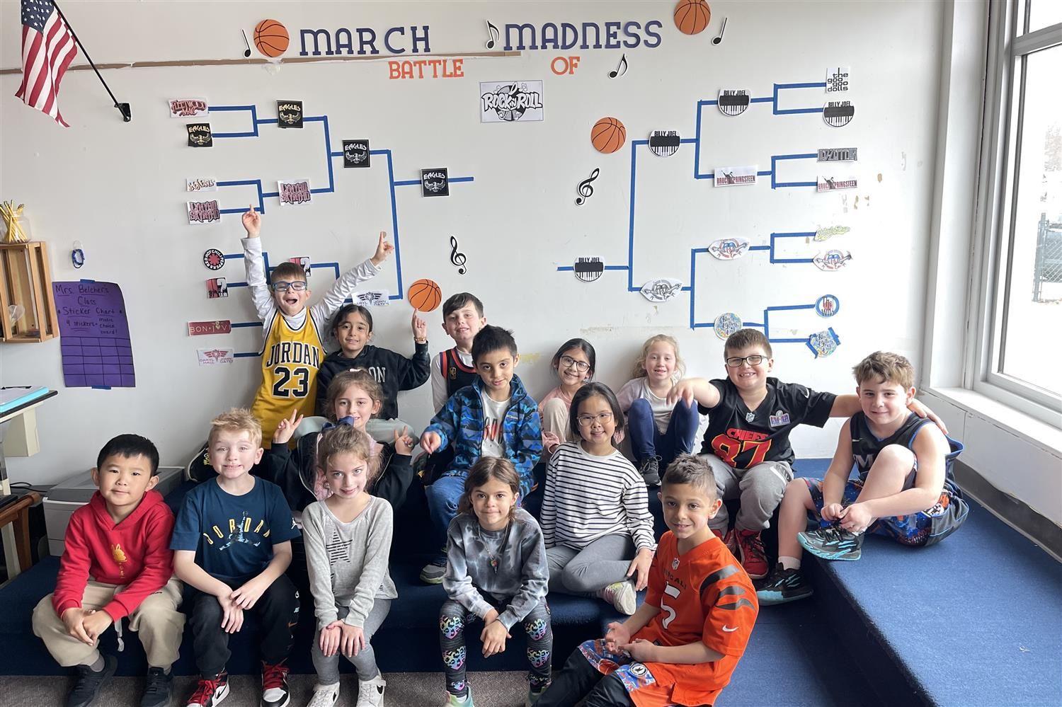  kids with bracket